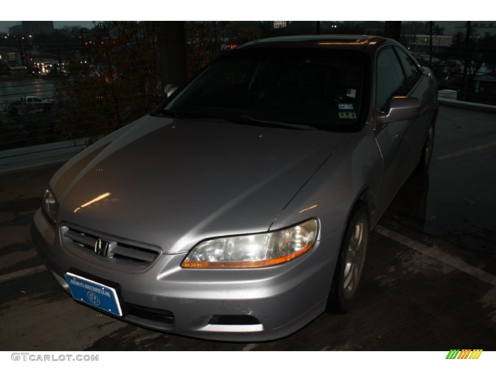 2002 Accord EX V6 Coupe - Satin Silver Metallic / Charcoal photo #3