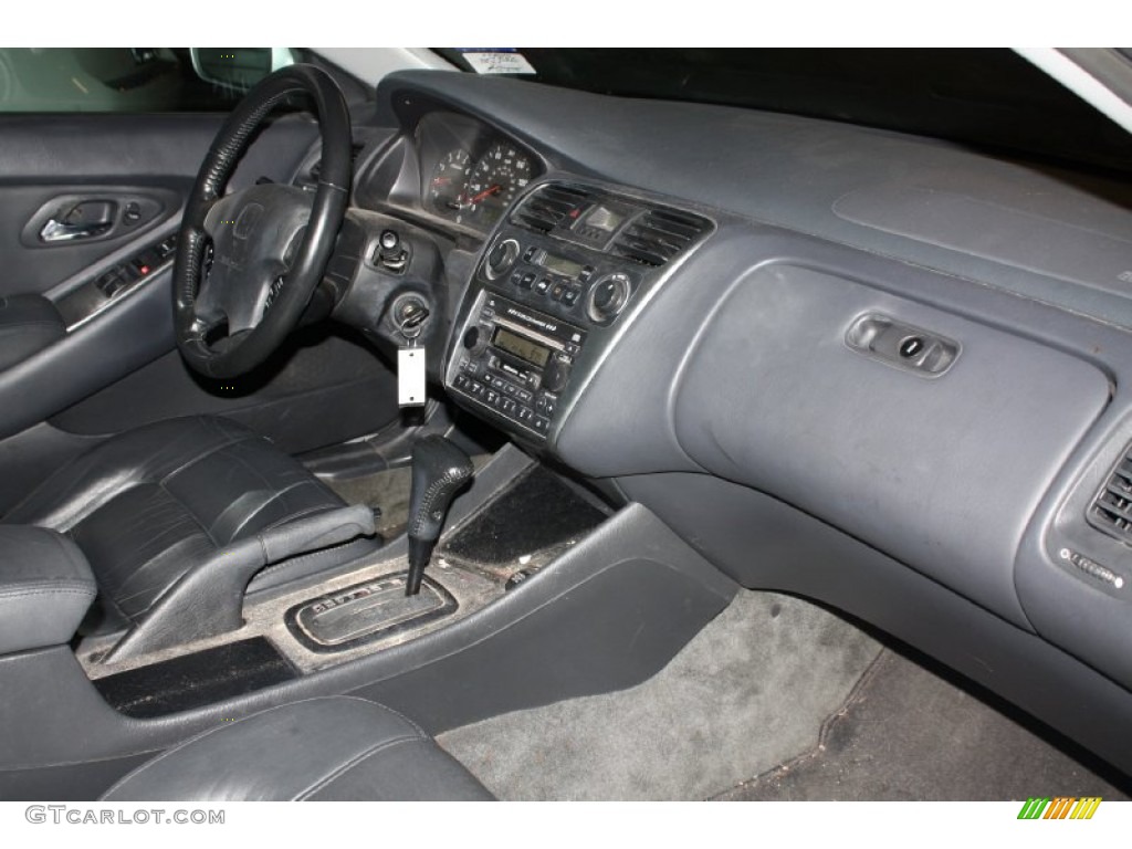 2002 Accord EX V6 Coupe - Satin Silver Metallic / Charcoal photo #27