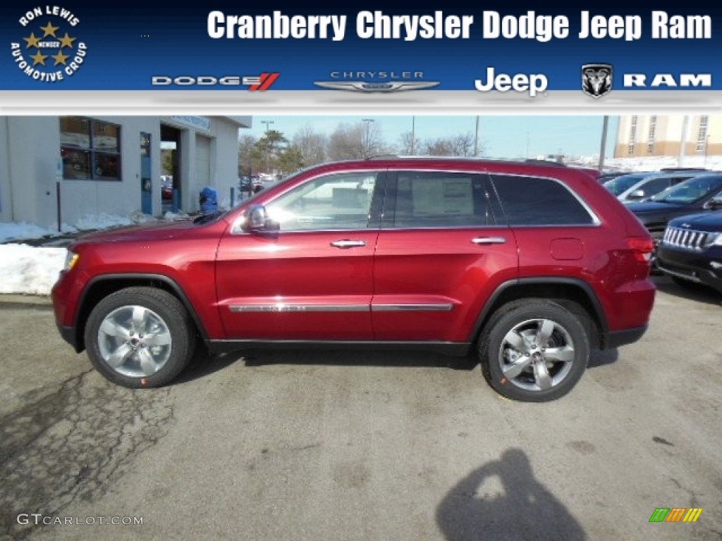 2013 Grand Cherokee Limited 4x4 - Deep Cherry Red Crystal Pearl / Black photo #1