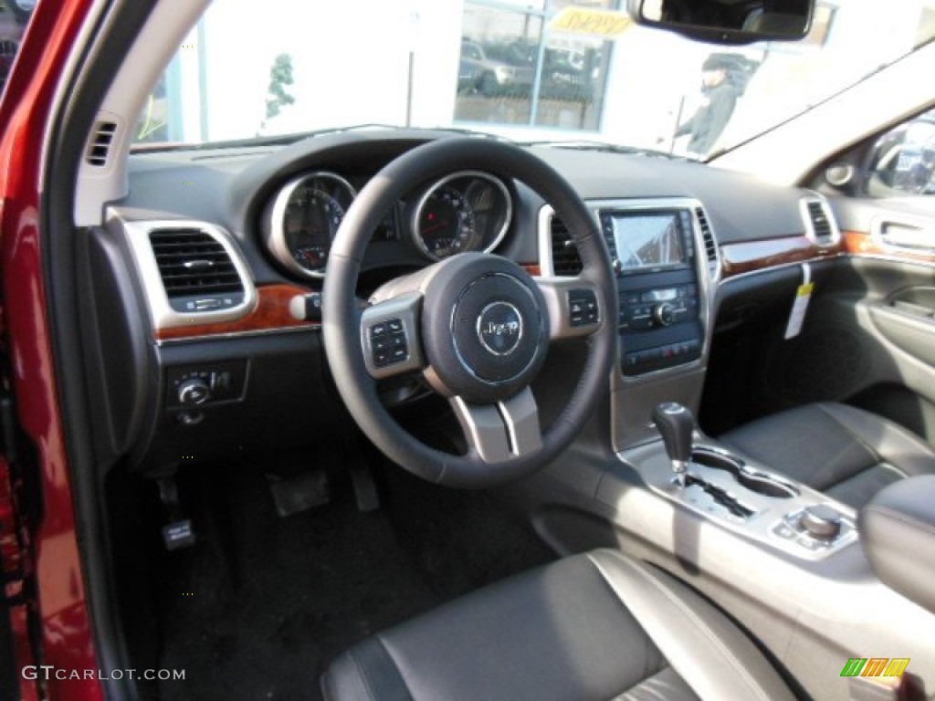 2013 Grand Cherokee Limited 4x4 - Deep Cherry Red Crystal Pearl / Black photo #10