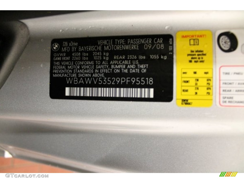2009 3 Series 328xi Coupe - Titanium Silver Metallic / Black photo #15