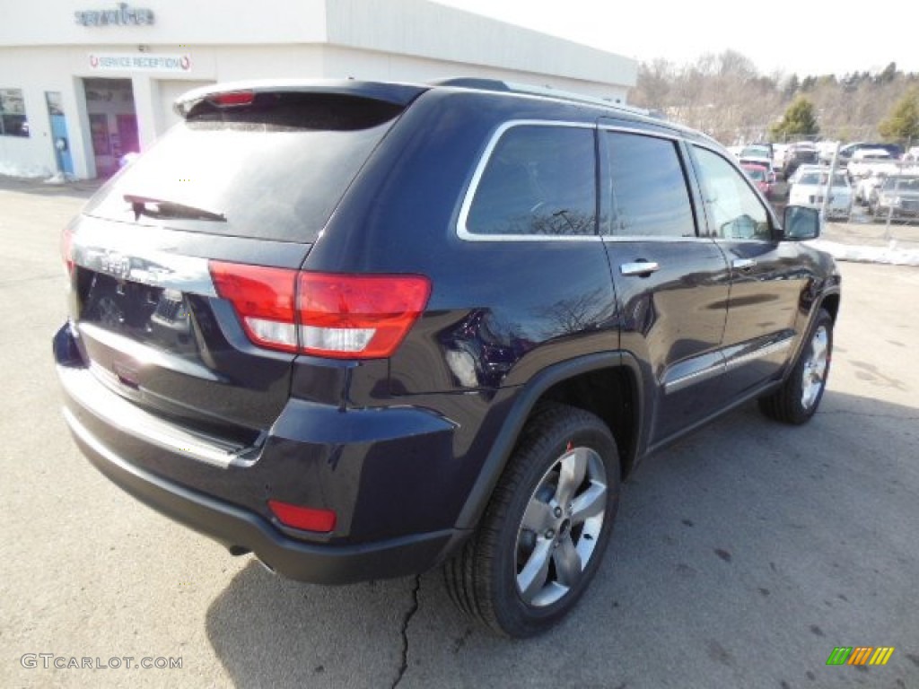 2013 Grand Cherokee Limited 4x4 - True Blue Pearl / Black/Light Frost Beige photo #6