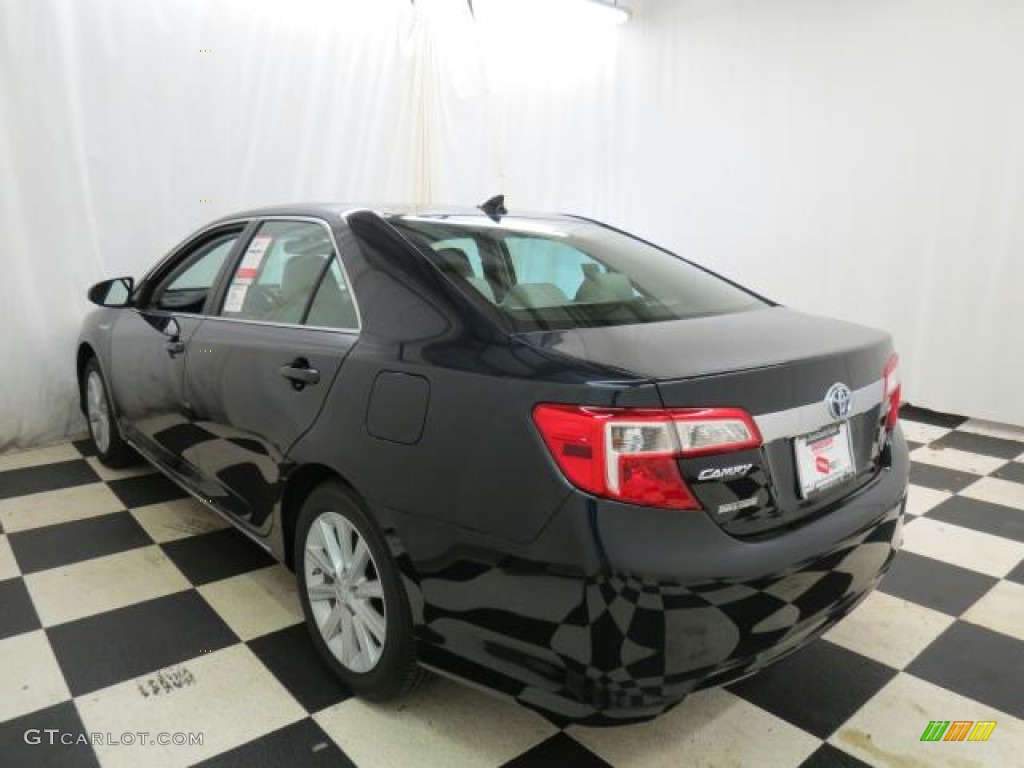 2012 Camry Hybrid XLE - Attitude Black Metallic / Light Gray photo #21