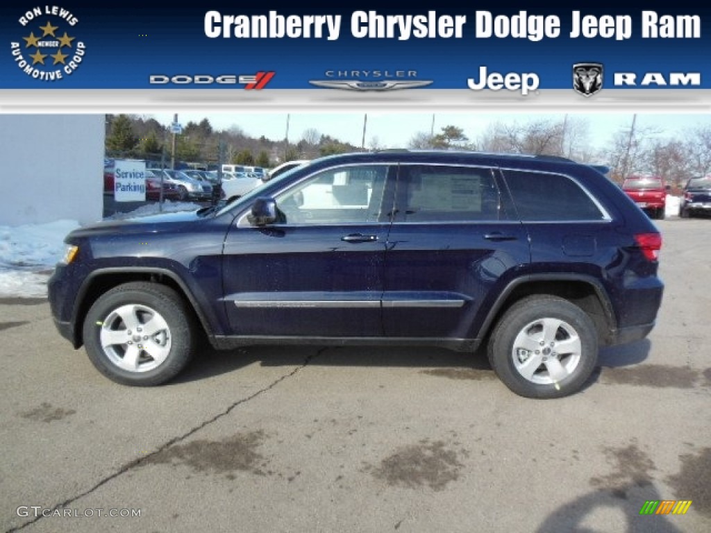 2013 Grand Cherokee Laredo X Package 4x4 - True Blue Pearl / Dark Graystone/Medium Graystone photo #1
