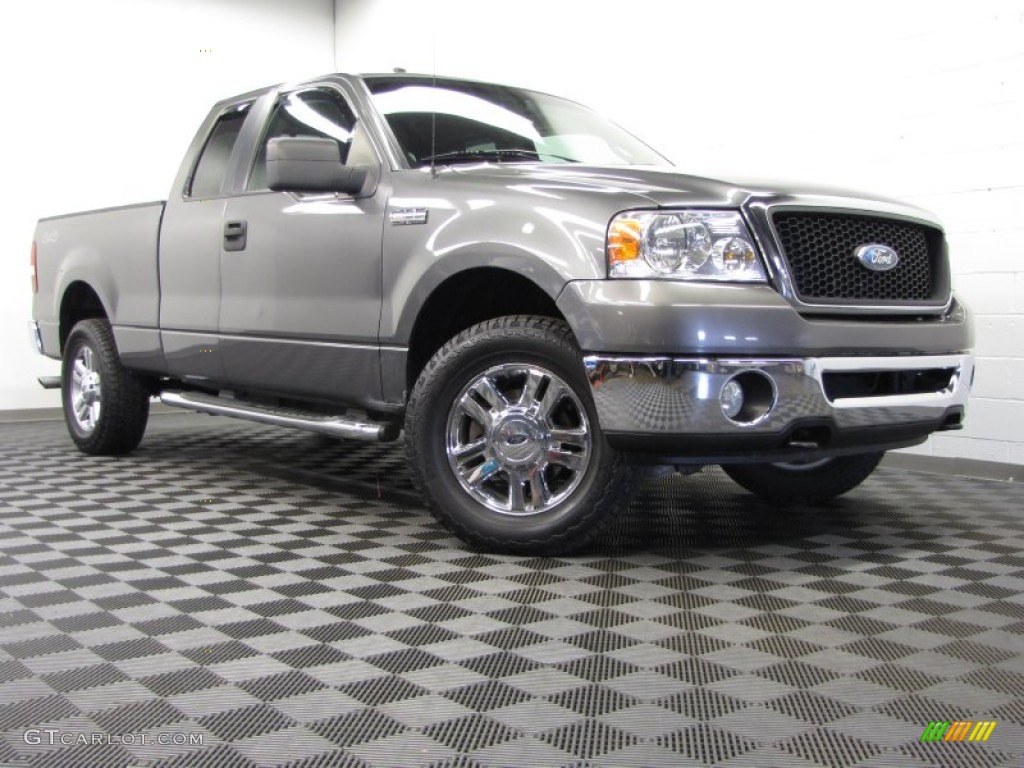 2006 F150 XLT SuperCab 4x4 - Dark Shadow Grey Metallic / Medium/Dark Flint photo #1