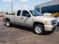 2009 Silver Birch Metallic Chevrolet Silverado 1500 LT Extended Cab 4x4  photo #2