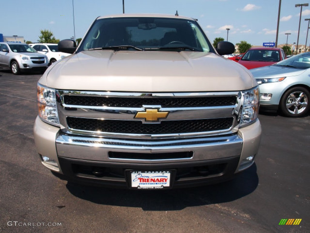 2009 Silverado 1500 LT Extended Cab 4x4 - Silver Birch Metallic / Ebony photo #8