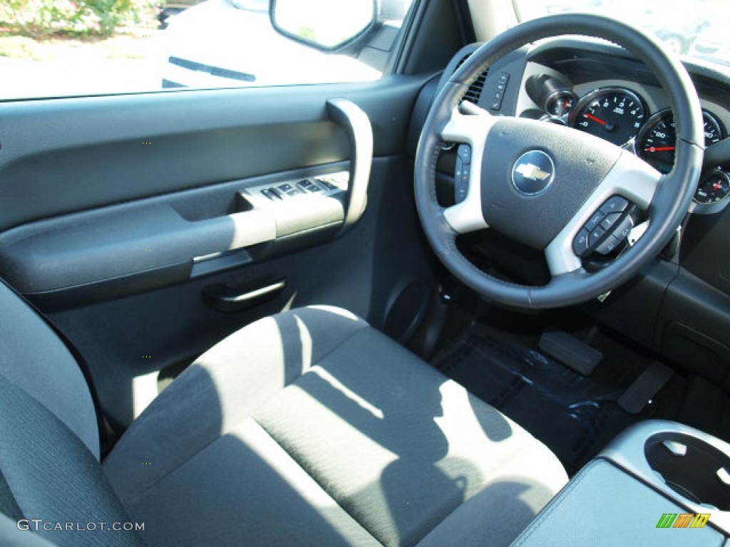 2009 Silverado 1500 LT Extended Cab 4x4 - Silver Birch Metallic / Ebony photo #11