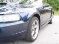 2003 True Blue Metallic Ford Mustang GT Convertible  photo #10
