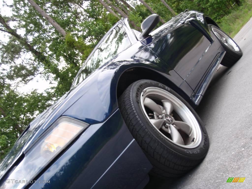 2003 Mustang GT Convertible - True Blue Metallic / Medium Parchment photo #13