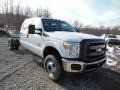 2013 Oxford White Ford F350 Super Duty XL Crew Cab 4x4 Chassis  photo #2