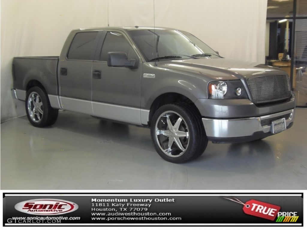 2006 F150 XLT SuperCrew - Dark Shadow Grey Metallic / Medium/Dark Flint photo #1