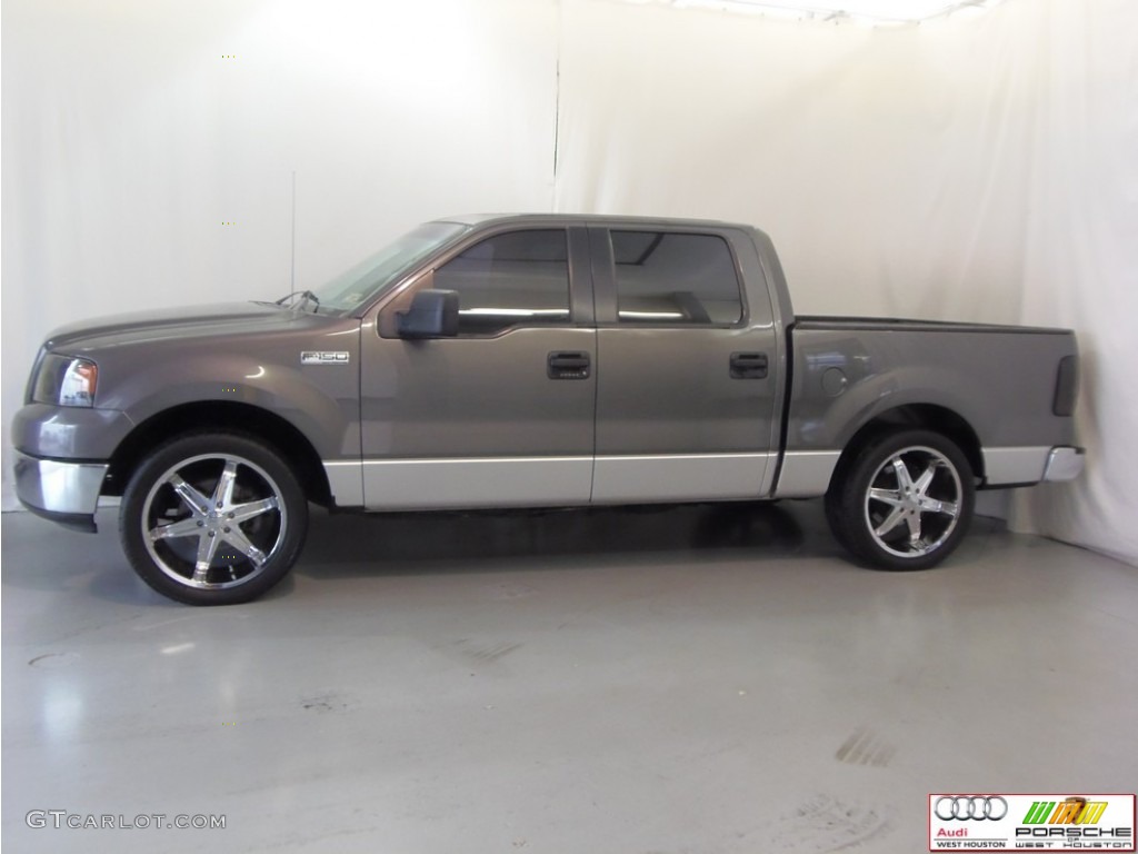 2006 F150 XLT SuperCrew - Dark Shadow Grey Metallic / Medium/Dark Flint photo #5