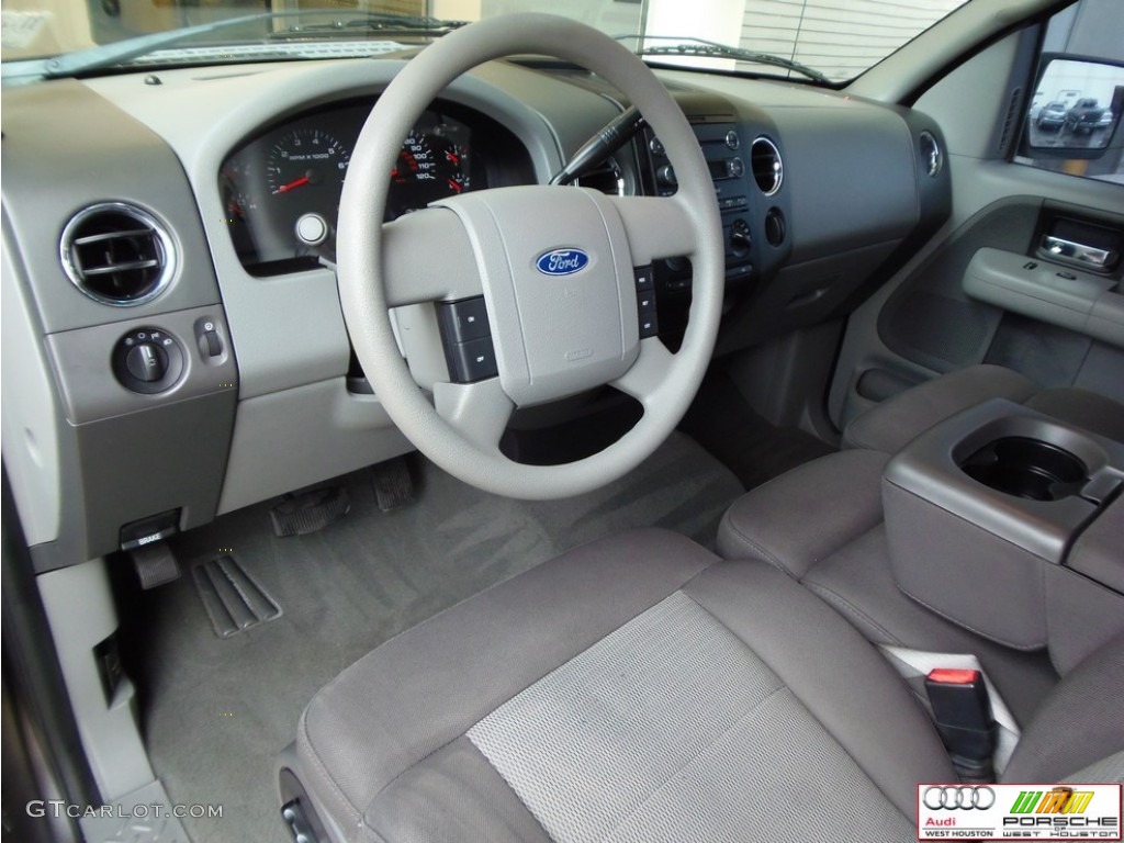 2006 F150 XLT SuperCrew - Dark Shadow Grey Metallic / Medium/Dark Flint photo #8