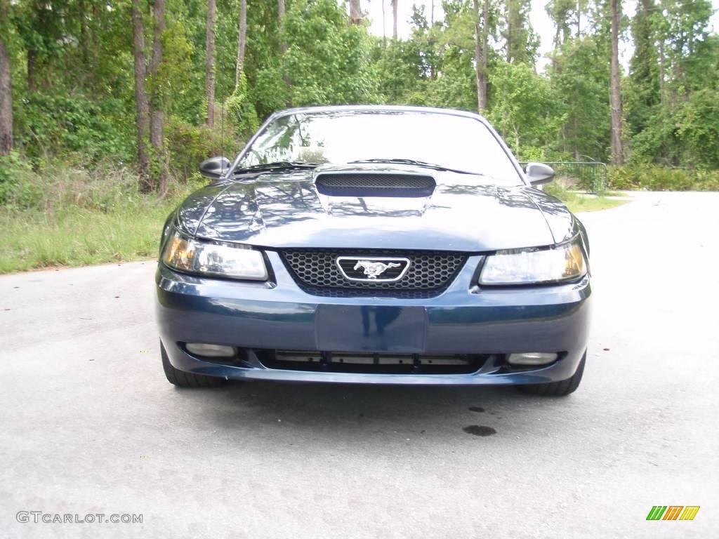 2003 Mustang GT Convertible - True Blue Metallic / Medium Parchment photo #16