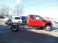 Vermillion Red - F550 Super Duty XL SuperCab 4x4 Chassis Photo No. 1