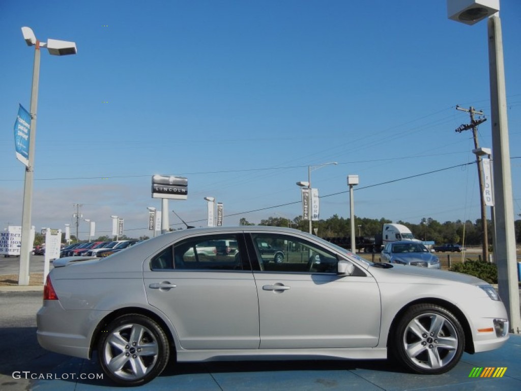 2010 Fusion Sport - Brilliant Silver Metallic / Charcoal Black/Sport Black photo #6