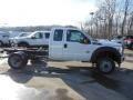 Oxford White 2013 Ford F550 Super Duty XL SuperCab 4x4 Chassis