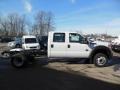 Oxford White 2013 Ford F550 Super Duty XL Crew Cab 4x4 Chassis