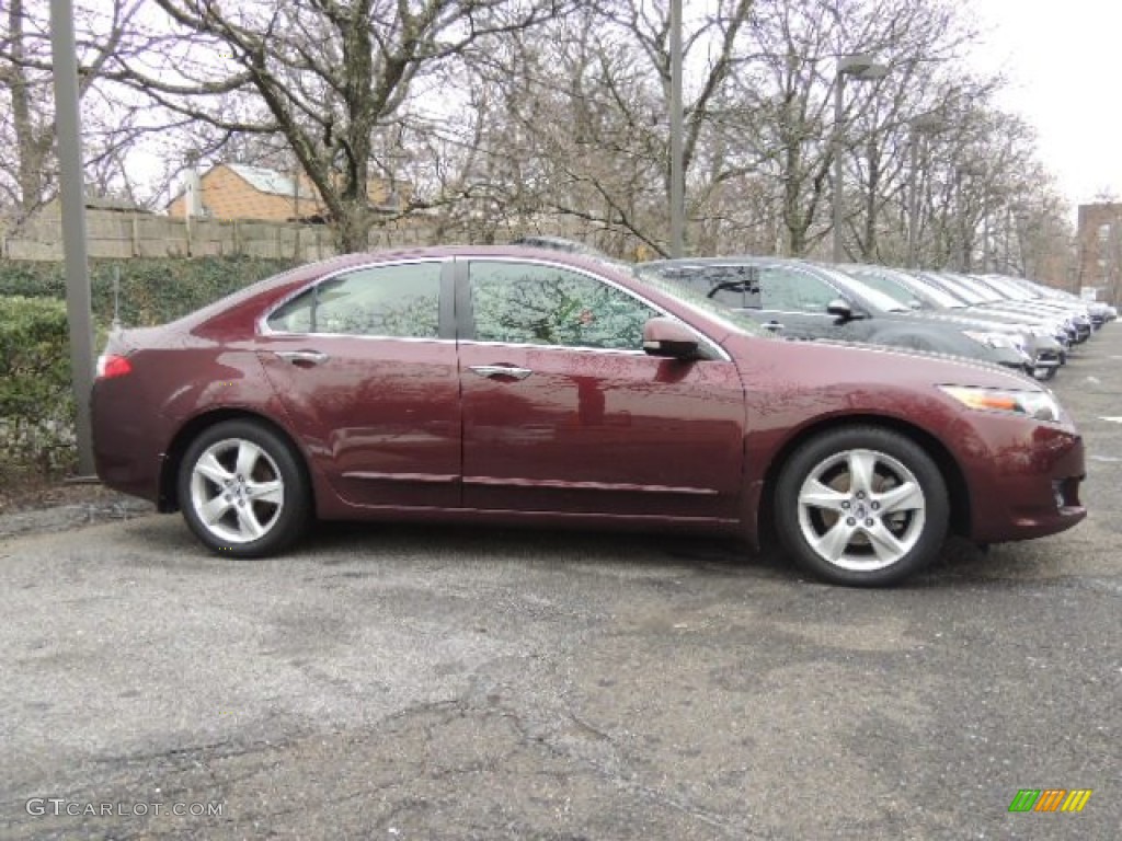 2010 TSX Sedan - Basque Red Pearl / Parchment photo #4