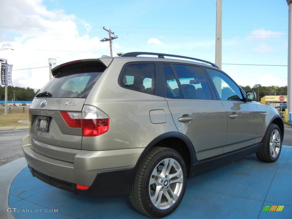Platinum Bronze Metallic 2007 BMW X3 3.0si Exterior Photo #75704976