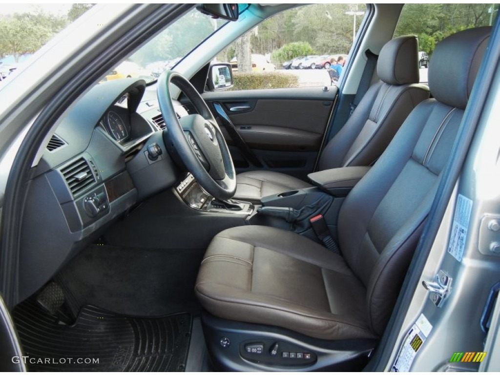 2007 BMW X3 3.0si Front Seat Photo #75705097