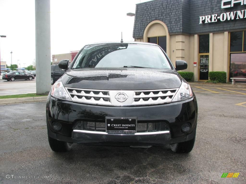 2006 Murano S - Super Black / Charcoal photo #2