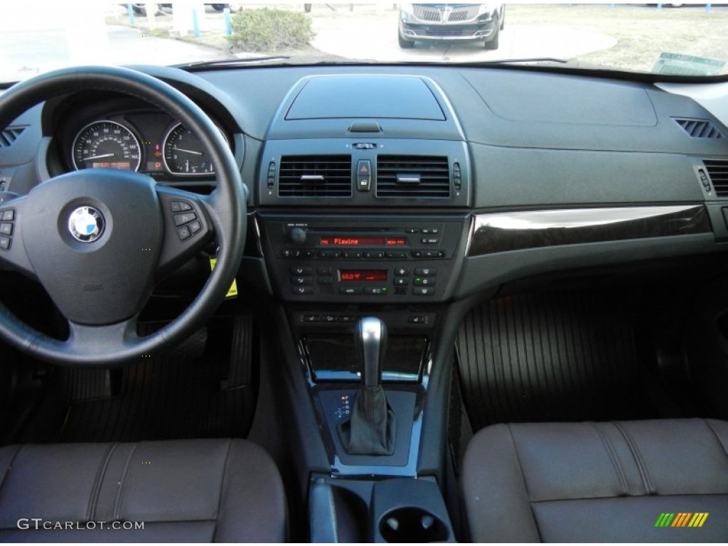 2007 BMW X3 3.0si Tobacco Dashboard Photo #75705237