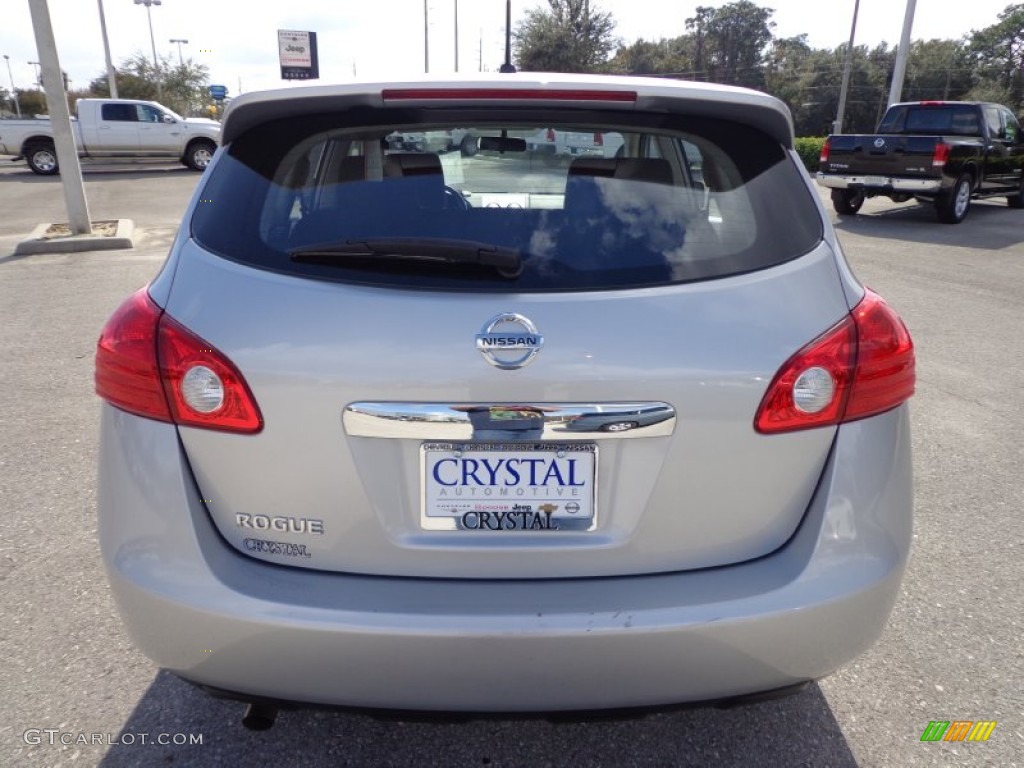 2011 Rogue S - Silver Ice Metallic / Black photo #8