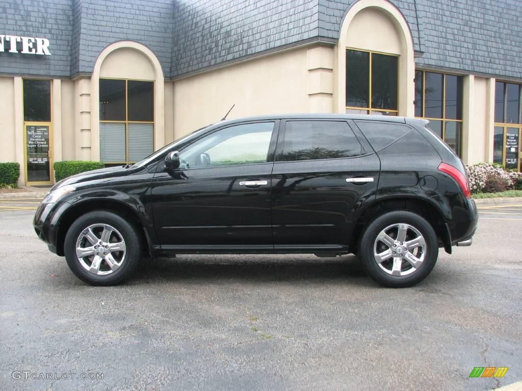 2006 Murano S - Super Black / Charcoal photo #4