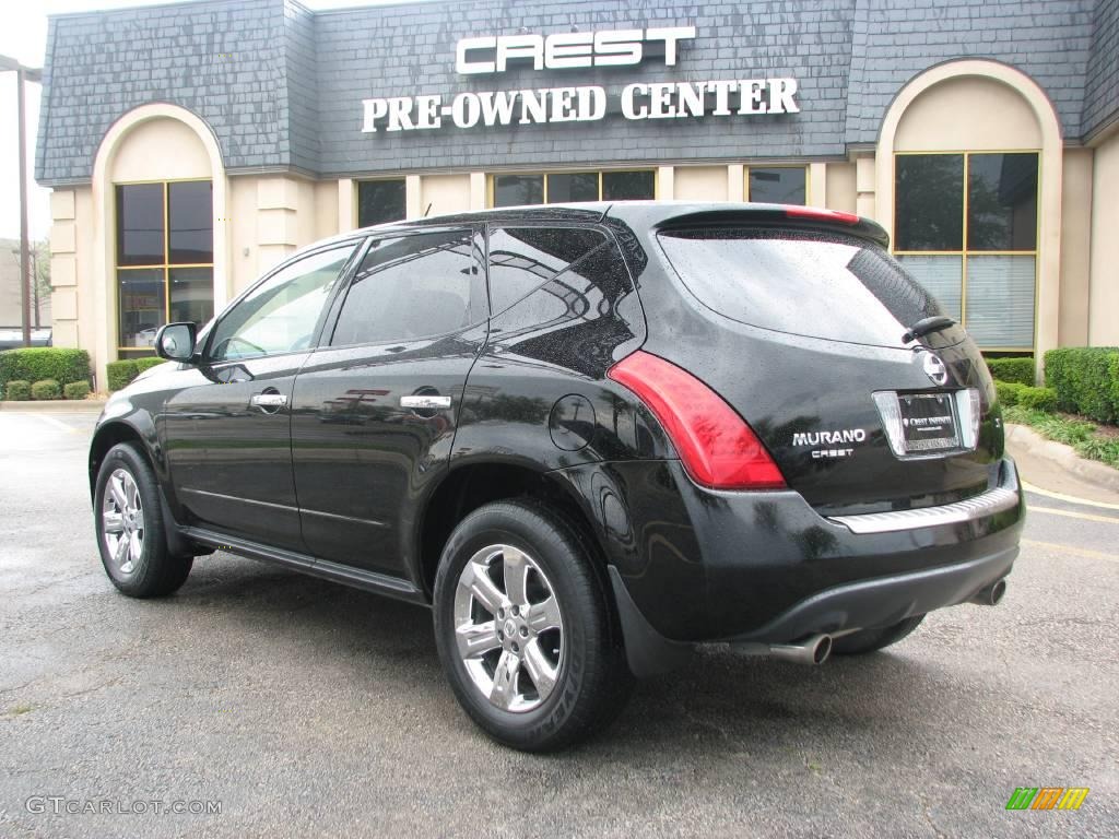 2006 Murano S - Super Black / Charcoal photo #5