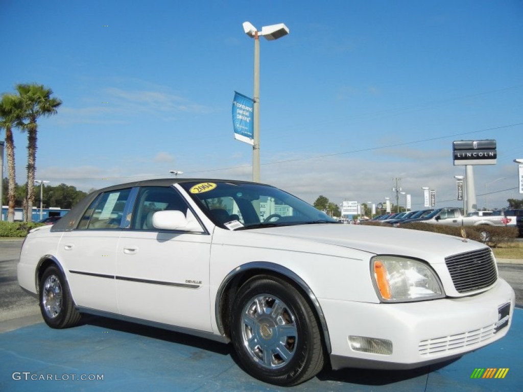 White Diamond 2004 Cadillac DeVille DTS Exterior Photo #75705993