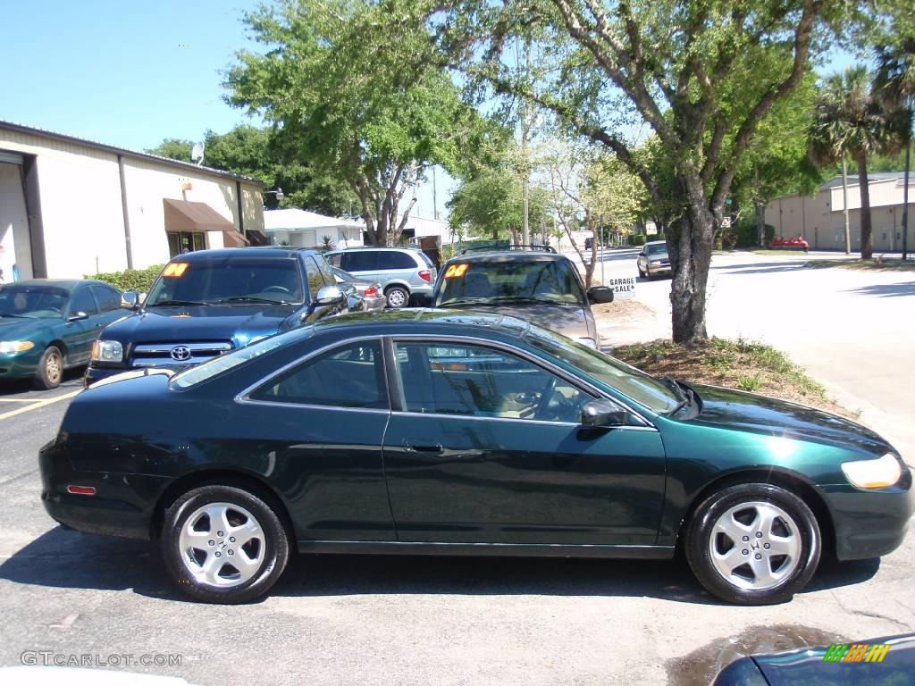 1998 Accord EX V6 Coupe - Dark Emerald Pearl / Ivory photo #2