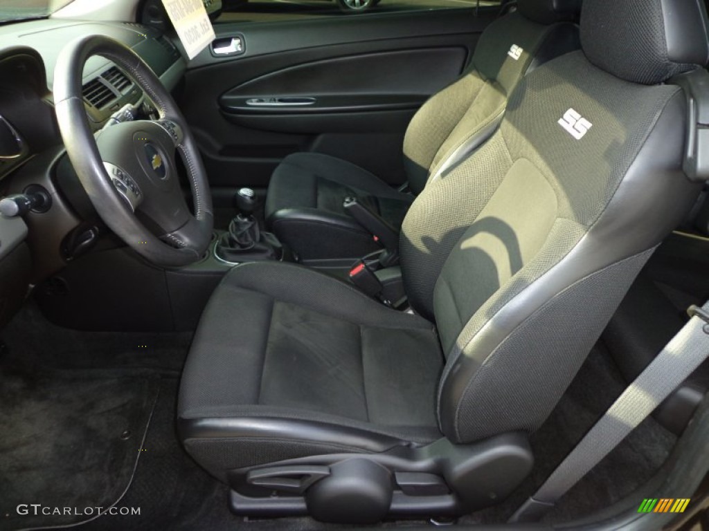Ebony Interior 2010 Chevrolet Cobalt SS Coupe Photo #75706884