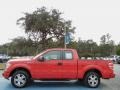2009 Bright Red Ford F150 STX SuperCab  photo #2