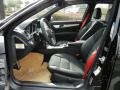 Black/Red Stitch w/DINAMICA Inserts 2013 Mercedes-Benz C 250 Sport Interior Color