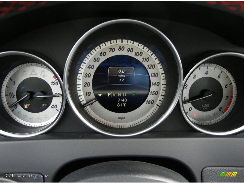 2013 Mercedes-Benz C 250 Sport Gauges Photo #75707073