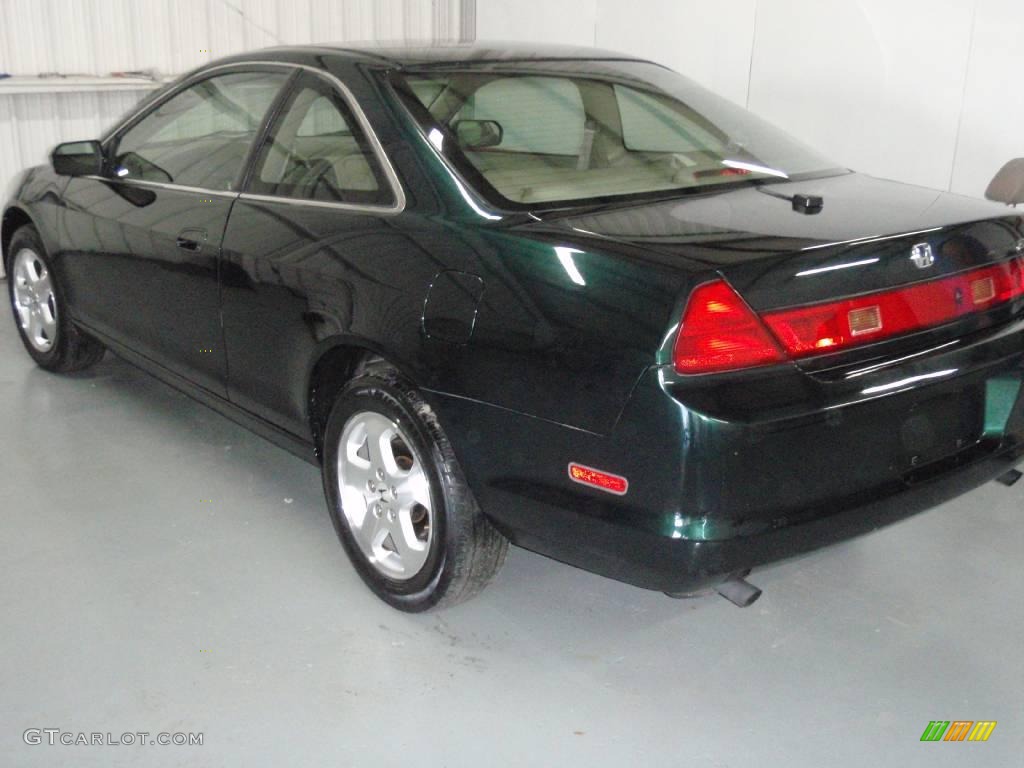 1998 Accord EX V6 Coupe - Dark Emerald Pearl / Ivory photo #5