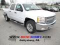 2013 Summit White Chevrolet Silverado 1500 LT Crew Cab 4x4  photo #1