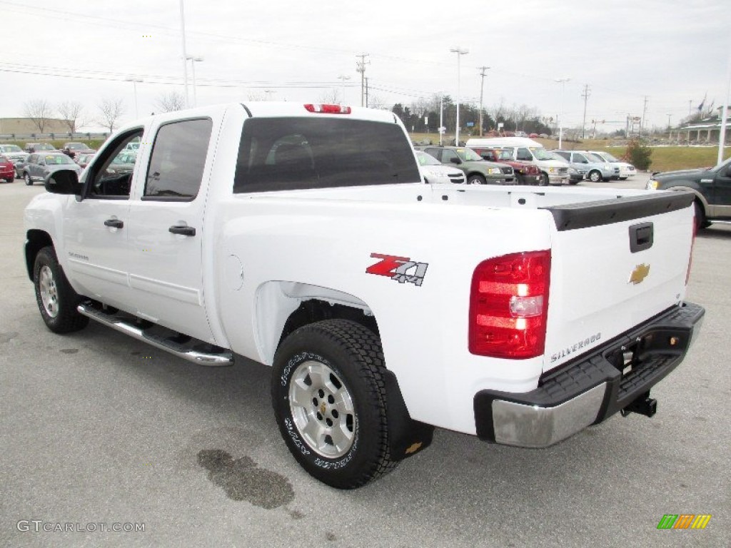 2013 Silverado 1500 LT Crew Cab 4x4 - Summit White / Ebony photo #2