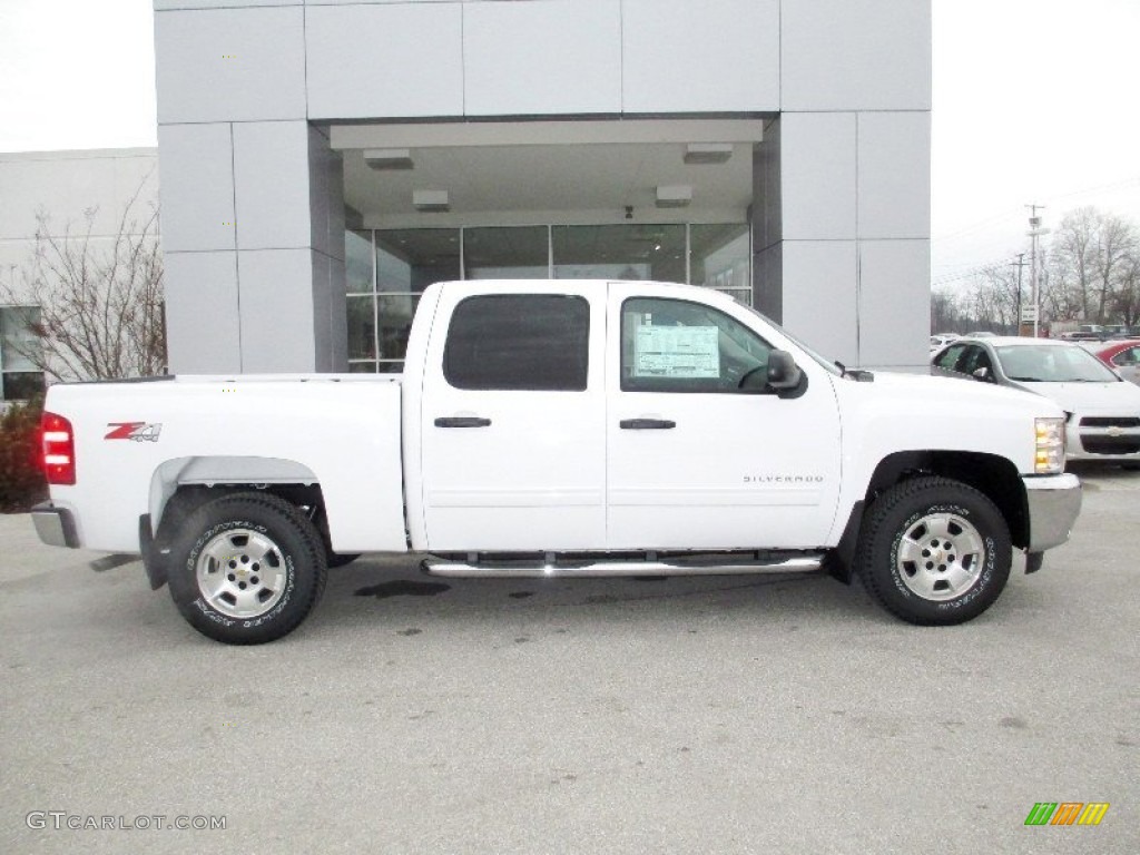 2013 Silverado 1500 LT Crew Cab 4x4 - Summit White / Ebony photo #3