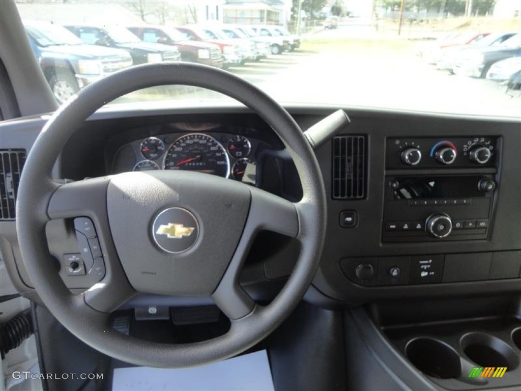 2013 Chevrolet Express 2500 Cargo Van Medium Pewter Dashboard Photo #75707505
