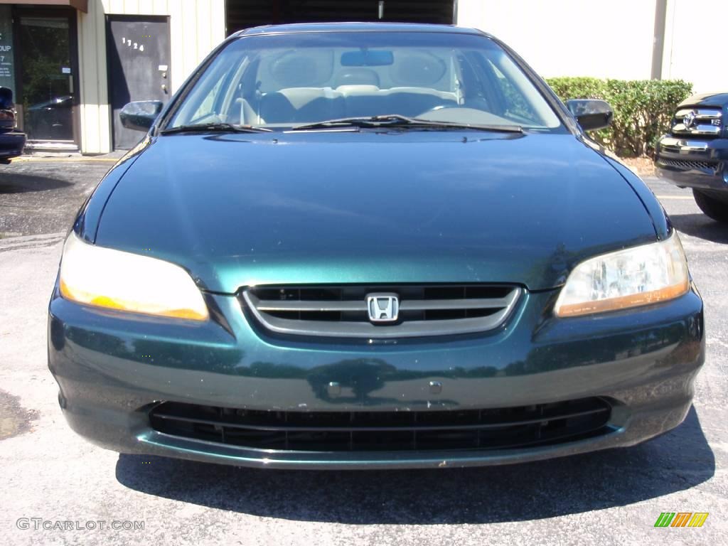1998 Accord EX V6 Coupe - Dark Emerald Pearl / Ivory photo #8