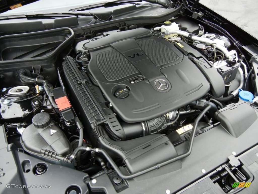2013 Mercedes-Benz SLK 350 Roadster 3.5 Liter GDI DOHC 24-Valve VVT V6 Engine Photo #75708534