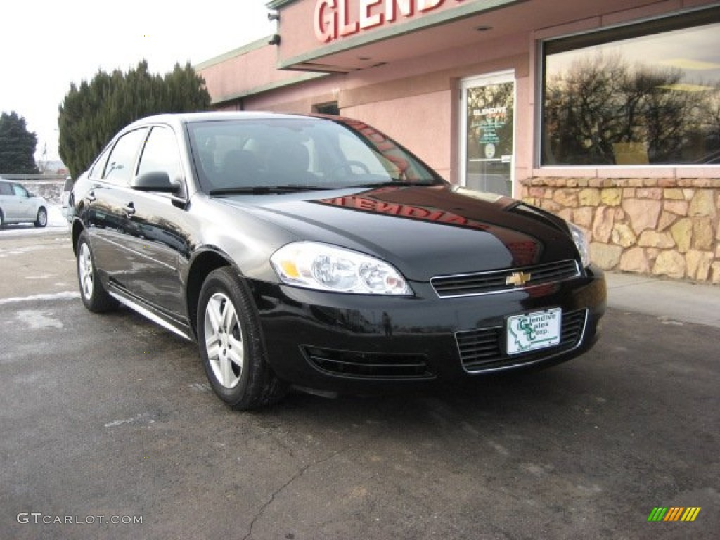 2011 Impala LS - Black / Gray photo #4