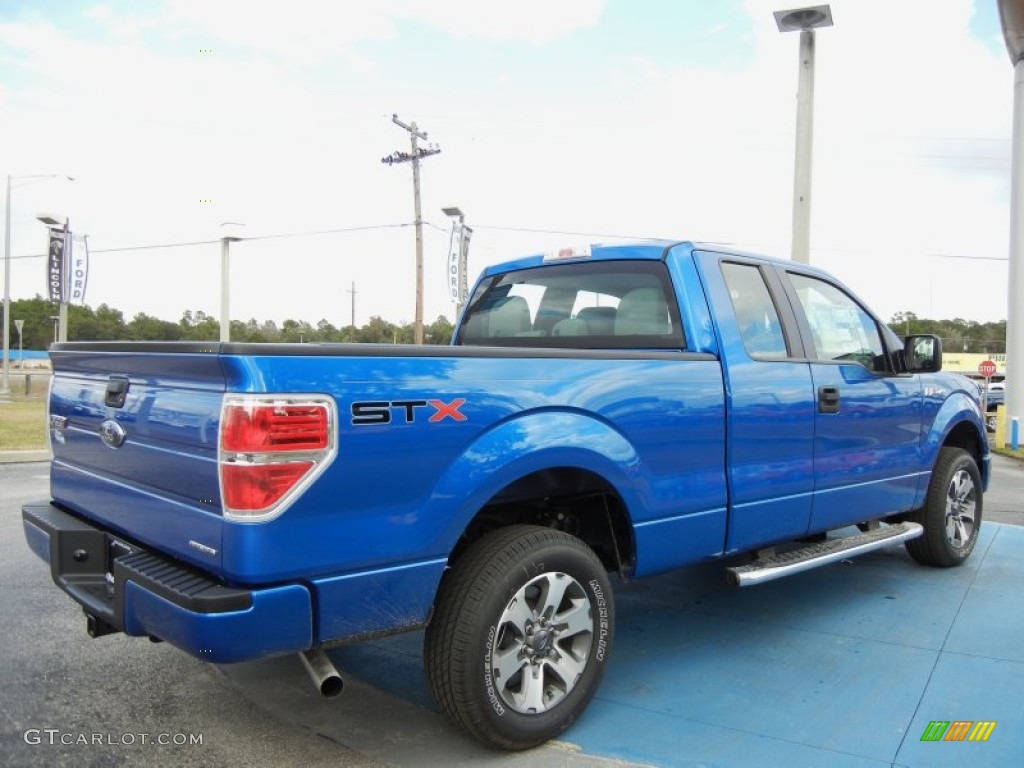 Blue Flame Metallic 2013 Ford F150 STX SuperCab Exterior Photo #75708609