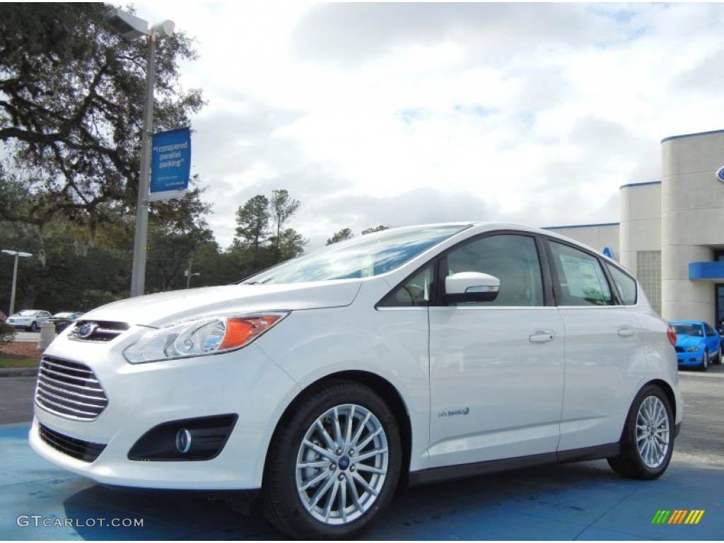 2013 C-Max Hybrid SEL - White Platinum / Medium Light Stone photo #1