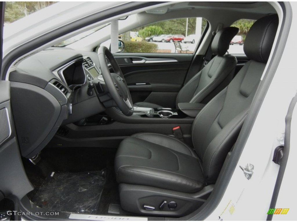 2013 Ford Fusion Titanium Front Seat Photo #75709263