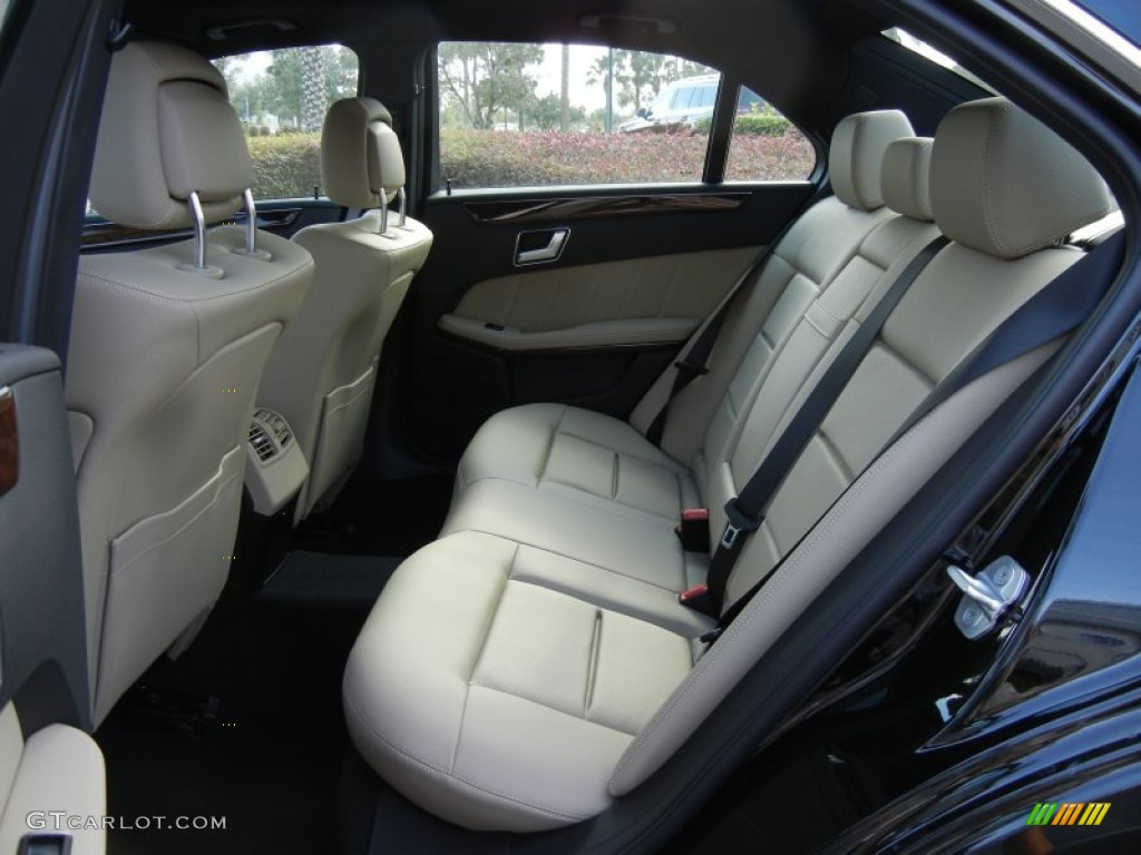 Almond Interior 2013 Mercedes-Benz E 350 Sedan Photo #75709422