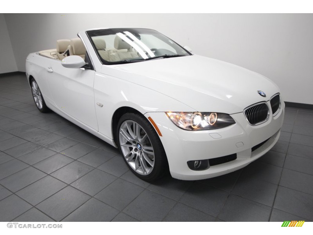 2008 3 Series 328i Convertible - Alpine White / Cream Beige photo #1